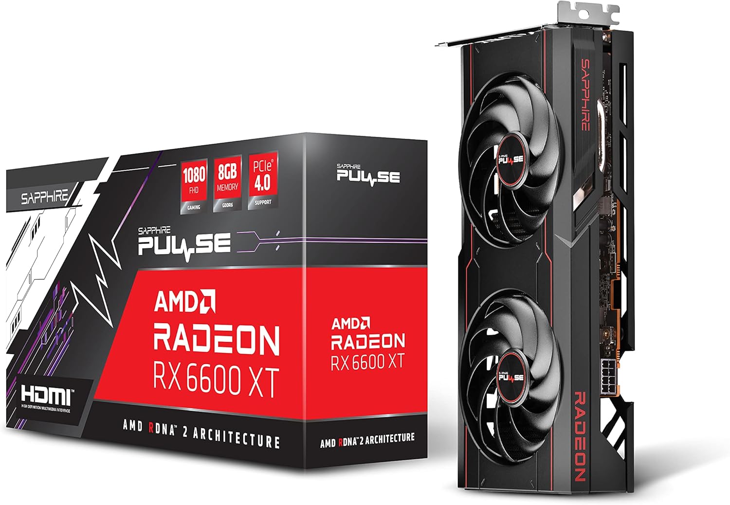 Sapphire Pulse AMD Radeon RX 6600 XT Gaming Graphics Card Sapphire Pulse AMD Radeon RX 6600 XT Gaming Graphics Card